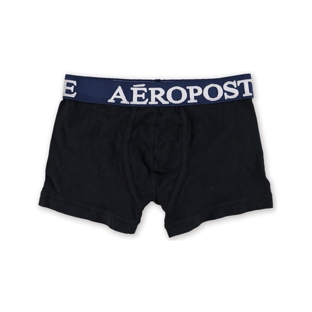 Aeropostale - Calzoncillos tipo bóxer para hombre, color negro, pequeño Aeropostale Calzoncillos boxer