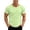 a-127Green29, variant on FINALGANG Mens Scoop Neck Short Sleeve Tee Soft Stretchy Relaxed Fit Plain Solid Color Everyday Basic Casual Top Versatile TShirts Blue M