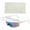white frame blue fil, variant on Attaches To With Attached Cycling Shade Windproof Sunglass