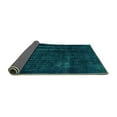 thumbnail image 2 of Ahgly Company Indoor Square Persian Turquoise Blue Bohemian Area Rugs, 7' Square, 2 of 4
