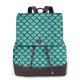 thumbnail image 1 of Easygdp Aquamarine Glitter Mochila de Cuero para Mujeres, Bolso de Hombro, Bolsos de Mano de Moda para Trabajo y Viajes, 1 of 4