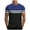 Blue, variant on Mens Summer Shirts - Mens Crewneck T-Shirt Striped Short Sleeve Shirts Stretch Athletic Shirt Runing Workout Shirt Casual Basic Tees Top