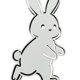 thumbnail image 1 of Lindo conejito de Pascua, calcomanía de pared de madera, decoración de pared para habitación de niños, aula, sala de estar, sala de juegos, dormitorio, 1 of 8