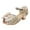 a-Gold177, variant on Girls Kids Glitter Peep Toe Mid Heel Mary Jane Shoes With Flower Rhinestone Pearl Charm Scalloped Edge Soft Cushioned Insole Sandals For Party Daily Wear Gold 9-9.5 Years