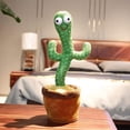 thumbnail image 5 of Divertidos cactus para niños, adultos y mascotas, que bailan, cantan e imitan sonidos recargables, con 120 canciones en inglés, 5 of 5
