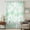 LightGreen, variant on Watercolor Green Floral Sheer Curtains 45 Inches Long, Teal Ombre Botanical Summer Light Filering Curtains, Breathable Simi Curtain Privacy Drapes for Kitchen Bathroom Small Window Treatment