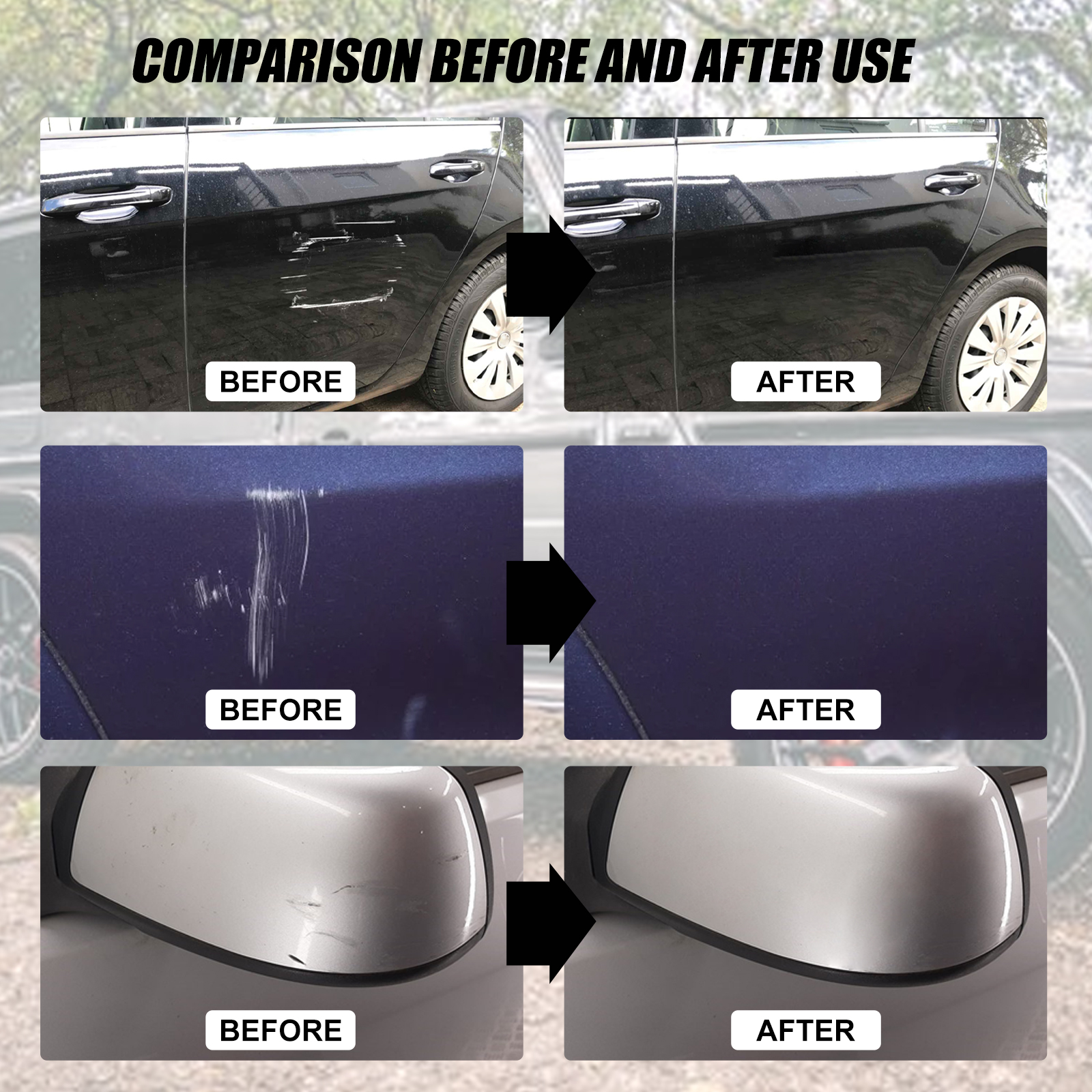 Car Scratch Remover Repair Kit, Ultimate Paint Restorer, Car