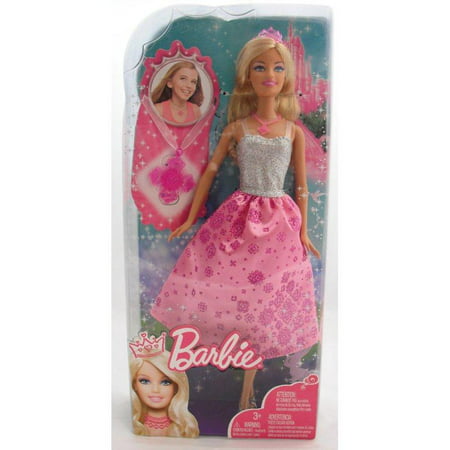 Barbie Princess Barbie Doll and Gift for Girl Necklace - Walmart.com