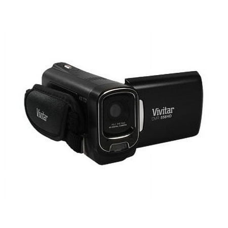 Vivitar DVR 558HD Digital Camcorder, 2.4" LCD Touchscreen, 1/3" CMOS, HD, Black