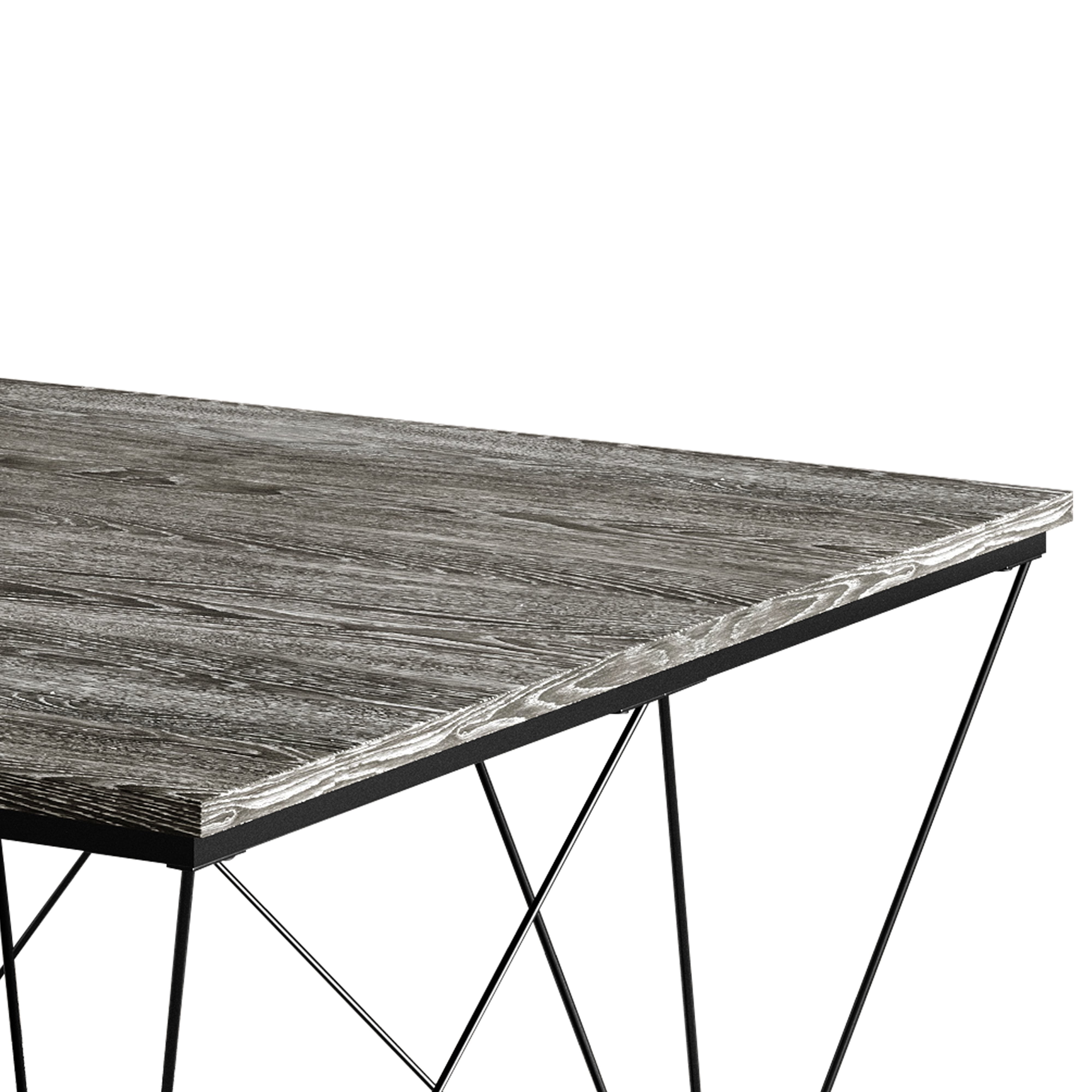 Castle Place Minimalist 3 Piece Coffee Table Set, Dark Grey