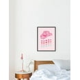 thumbnail image 5 of HAUS AND HUES Pink Posters Preppy Posters - Pink Posters for Room Aesthetic Preppy Paintings Dorm Wall Art for College Girls Cute Preppy Room Decor VSCO Posters Pink Glam Cowgirl Hat (Unframed 16x20), 5 of 6