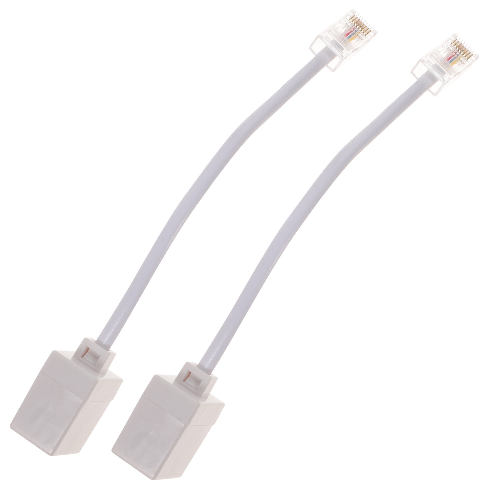 2pcs Rj11 To Rj45 Adapter Telephone To Adapter Phone To