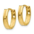 thumbnail image 2 of 14K Yellow Gold Earring Hinged Huggie Women'S 13 mm 10, 2 of 4