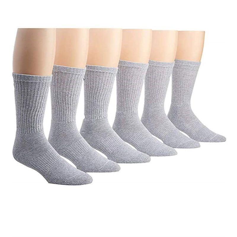 Under Armour Under Armour Adult Charged Cotton 2.0 Crew Socks, 6Pair