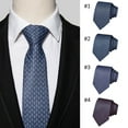 thumbnail image 2 of Cravate de Noël Mode Grand Jacquard Imprimé Cravate Formelle pour Hommes, 2 of 7
