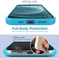 thumbnail image 3 of Compatible with iPhone 12 Pro Max Phone Case 6.7 inch with Ring Kickstand | Super Soft Microfiber Lining | Anti-Scratch Full-Body Shockproof Protective Case for iPhone 12 Pro Max - Sea Blue, 3 of 5