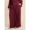 thumbnail image 2 of ELOQUII Women's Plus Size Wide Leg Belted Pant, 2 of 3