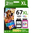 thumbnail image 1 of Cartuchos de tinta TOKYOINK 67XL compatibles con HP Ink 67 negro/color, 1 of 9