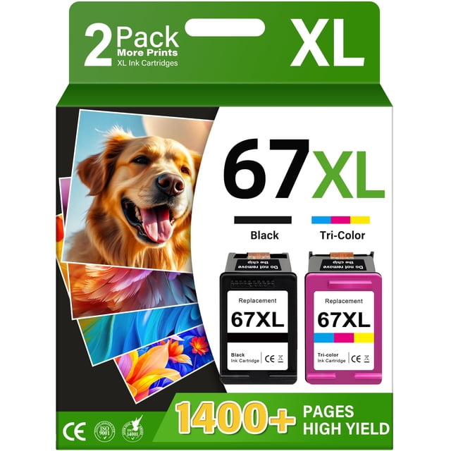 Cartuchos de tinta TOKYOINK 67XL compatibles con HP Ink 67 negro/color