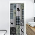 thumbnail image 2 of Cabin Shower Curtain, Rustic Shower Curtains Set with Hooks, Farmhouse Shower Curtain, Stall Shower Curtain, Decor Rv Small Shower Curtain, 36x72, 2 of 6