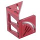 thumbnail image 4 of Regla De Medición De Múltiples ángulos 3D, Regla De Marcado De 45 Grados Transportador 3D, Transportador Cuadrado Multifuncional Para Carpintería Marcador De Línea De Regla De ángulo(Rojo), 4 of 8