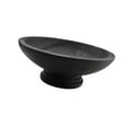 thumbnail image 4 of Cuenco de pedestal decorativo Frutero de madera Cuenco de madera para servir Cuenco de madera para desayuno negro, 4 of 9