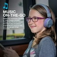 thumbnail image 4 of JLab JBuddies Studio Wireless On-Ear Kids Headphones, Volume Limiter, Folding, Adjustable, Bluetooth, Graphite/Purple, 4 of 5