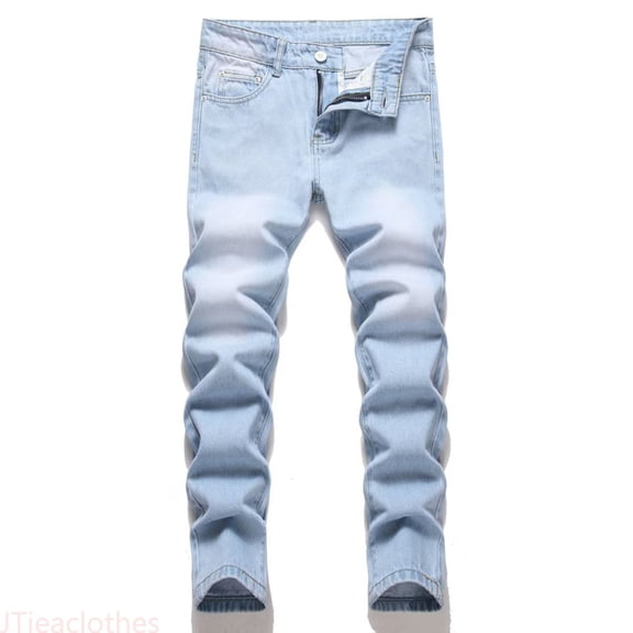 JTieaclothes Boys Distressed Jeans High Street Fashion Casual Long Pants For Kids Comfortable Stretch Denim Trousers Spring Autumn,Boys Pants Sizes 9-10 Years