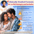 thumbnail image 2 of Dr. Lu’s Happy Guy Tea | 11-Flavor Corn Silk, Horny Goat Weed, Maca Root, Hibiscus Tea Blend for Men's Health | Promote Urination & Prostate Health | Improve Strength & Fertility, 2 of 9