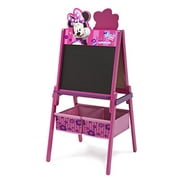 Delta Children Disney Wooden Double Sided Easel With Storage, Disney Minnie Mouse