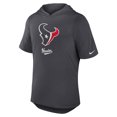 thumbnail image 2 of Men's Nike Anthracite Houston Texans Tri-Blend Performance Hoodie T-Shirt, 2 of 3