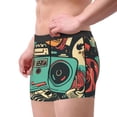 thumbnail image 2 of Fotbe Retro Pop Art Collage Calzoncillos Tipo Boxer con Bolsa de Soporte Total para Hombre, X-Temp Fresco, Transpirable y de Secado Rápido-X-Large, 2 of 5
