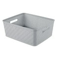 thumbnail image 6 of Sterilite 14x11.5 x5'' Woven Rectangular Short Basket Organizer (12 Pack), 6 of 9