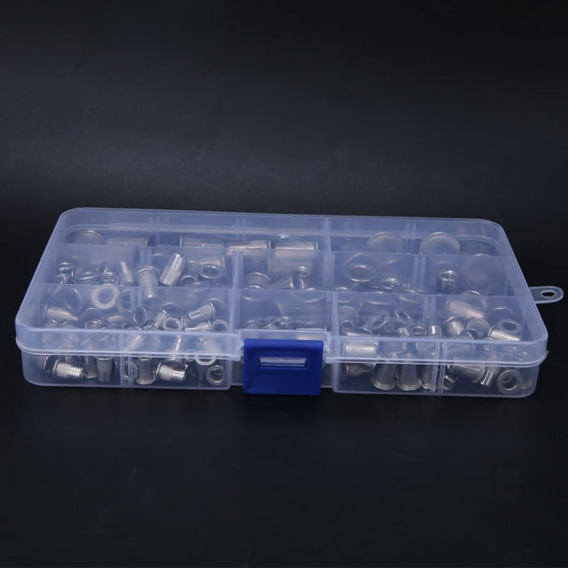 Rivnut, kit de tuercas de acero inoxidable con tuercas remachables de 165 piezas Mejore su experiencia