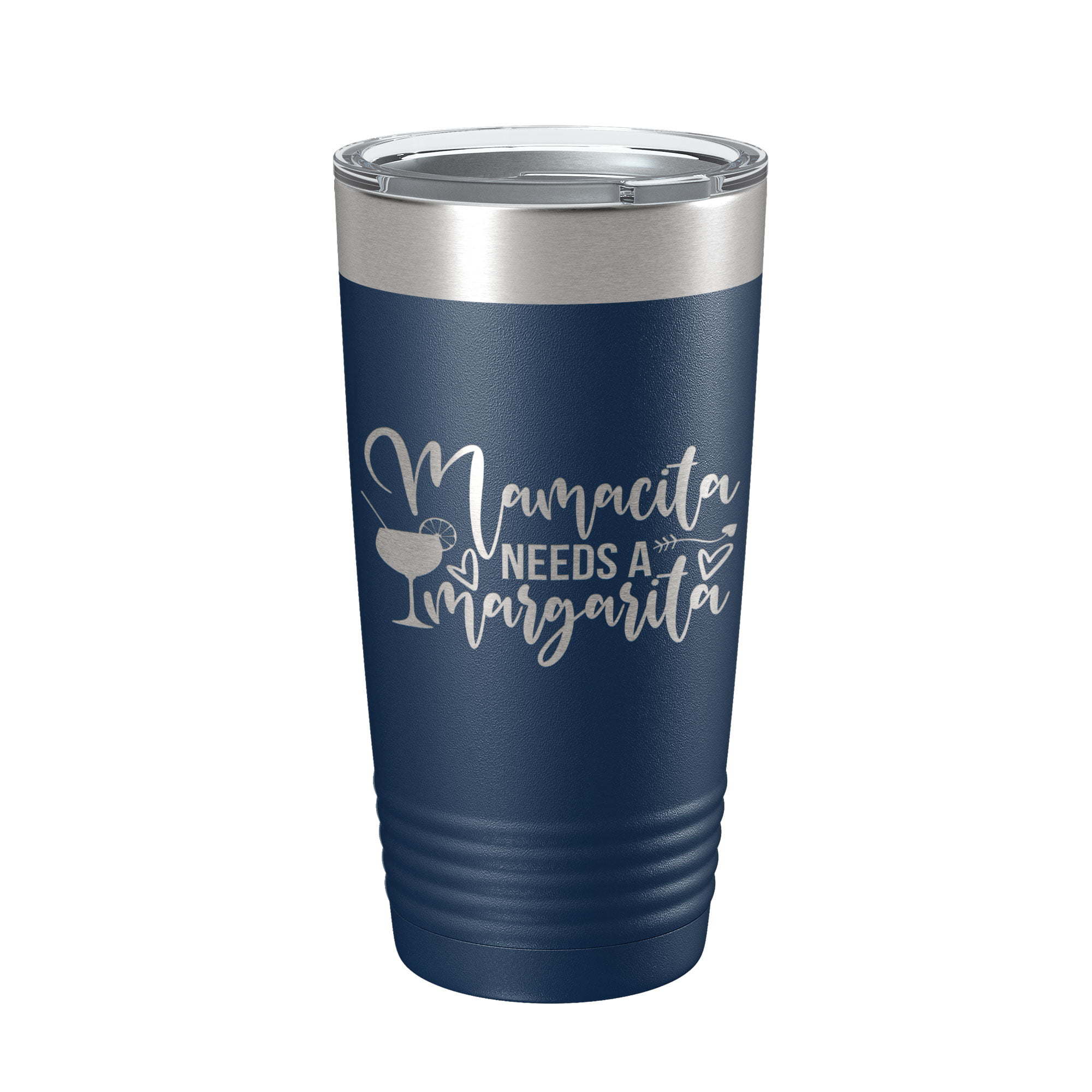 Mamacita needs a margarita Tumbler |20oz skinny stainless steel with cover  and straw