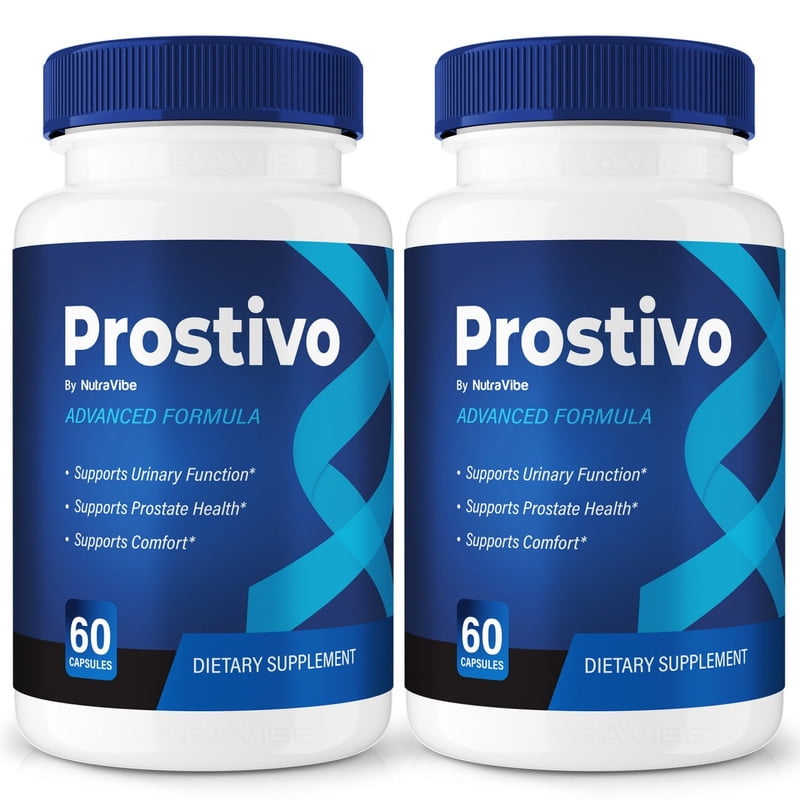 (2 Pack) Prostivo Capsules - Prostivo Prostate Support Formula with Natural Blend for Urinary Flow, Comfort & Balance | Easy-to-Swallow Daily Pills for Over-All Wellness (120 Capsules)