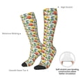 thumbnail image 4 of Balery Retro Bike Calcetines novedosos Calcetines deportivos Calcetines hasta la rodilla Calcetines de algodón Calcetines originales y geniales, 4 of 6
