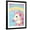 Black Frame, variant on Art.com Unicorn II Art Print by Teresa Woo, Brown Frame Wall Art, 17" x 21"