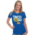 thumbnail image 4 of Taco Tuesday Everyday Mexican Foodie Womens Slim Fit Graphic Tee Brisco Brands M, 4 of 5