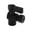 Black, variant on Kingston Brass KF4320PB 1/2-Inch Sweat x 3/8-Inch O.D. Comp Angle Shut-Off Valve in Polished Brass