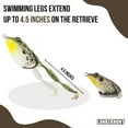 thumbnail image 5 of Lunkerhunt Hollow Body Lunker Frog 2 1/4" 1/2oz Croaker LF04, 5 of 9