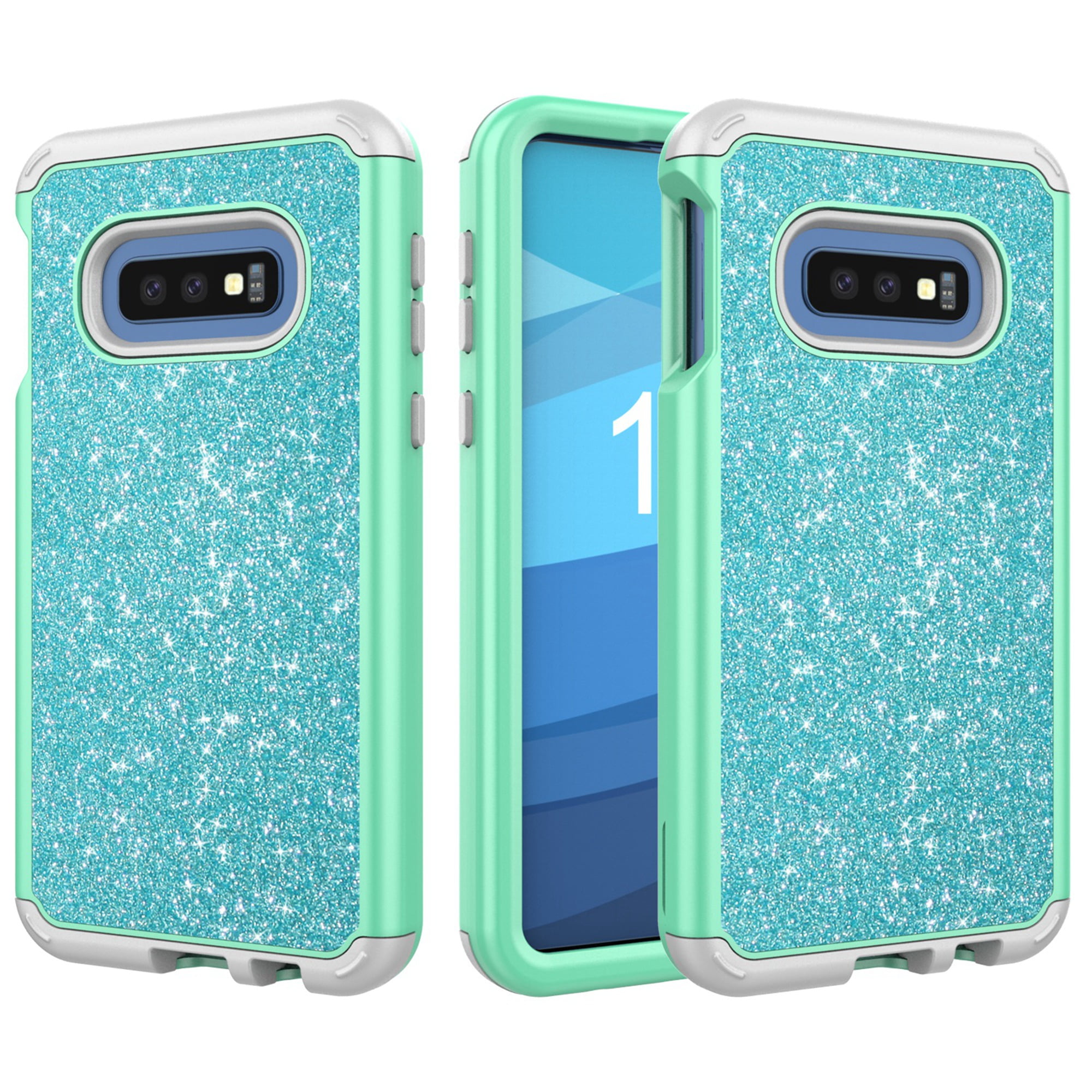 Galaxy S10+ Case, Dteck Shockproof Hybrid Rugged FullBody Heavy Duty Droproof Shockproof