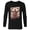 Black, variant on Marvel Studios Deadpool & Wolverine Adamantium Katanas- Long Sleeve T-Shirt for Men - Customized-Athletic Heather