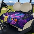 thumbnail image 3 of Yuyamidu Purple Butterfly Golf Cart Seat Covers Sunflowers Golf Cart Seat Towel Soft Club Car Seats Cushion with 4 Front Pockets Travel Sports Golf Cart Accessory, 3 of 8
