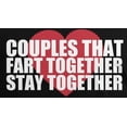 thumbnail image 4 of Old Glory Mens Couples That Fart Together Short Sleeve Graphic T Shirt, 4 of 6