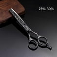 thumbnail image 4 of Tijeras de peluquería profesionales de 15 cm (6 pulgadas) de acero inoxidable con mango ergonómico antideslizante., 4 of 5