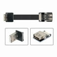 thumbnail image 3 of Xiwai Up Angled USB 2.0 Type-A Male to Female Extension Data Flat Slim FPC Cable for FPV and Disk and Scanner and Printer, 3 of 7