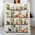 thumbnail image 5 of The Cat Is Hiding Throw Blanket for Women, Men & Kids - Super Soft Plush Blanket Throw Fleece Blanket Animal Blanket, 5 of 8