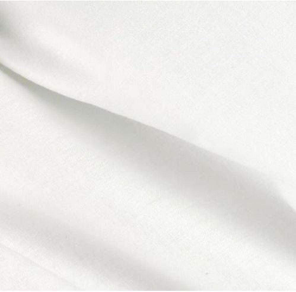 100% Cotton Premium Broadcloth Fabric, 60-Inch, White , 5 Yard Bolt By Lillycraft