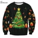 thumbnail image 4 of Sudaderas de Navidad para hombres, chándal de gran tamaño, jersey de pareja, ropa de calle Harajuku, ropa femenina de cuello redondo, traje de otoño, 4 of 4